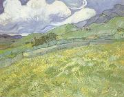 Vincent Van Gogh Mountainous Landscape behind Saint-Paul Hospital (nn04) oil painting picture wholesale
